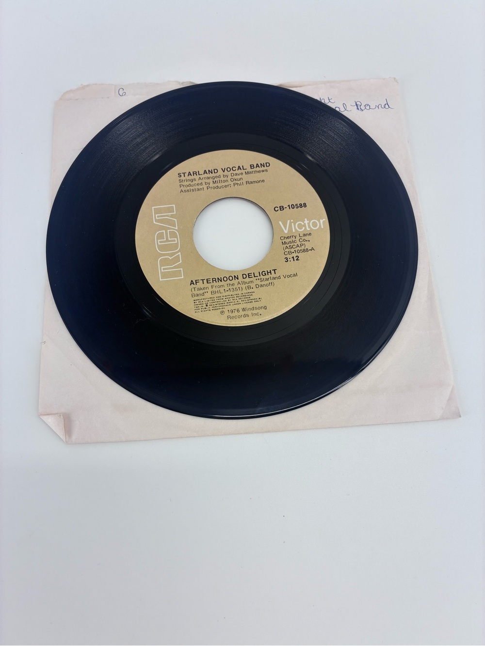 Afternoon Delight Starland Vinyl Record